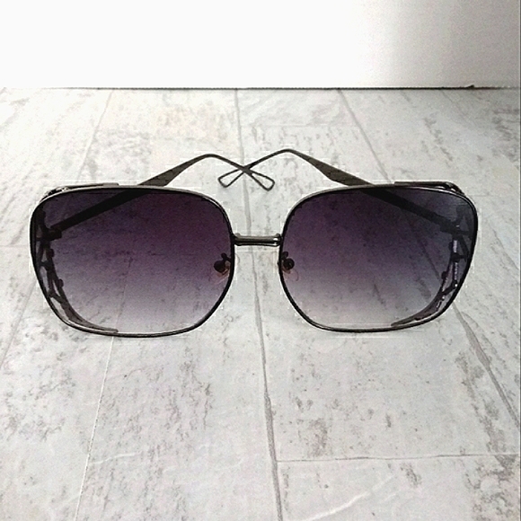 New Women's Polarized Luxury Square Oversized Sunglasses - Picture 2 of 8